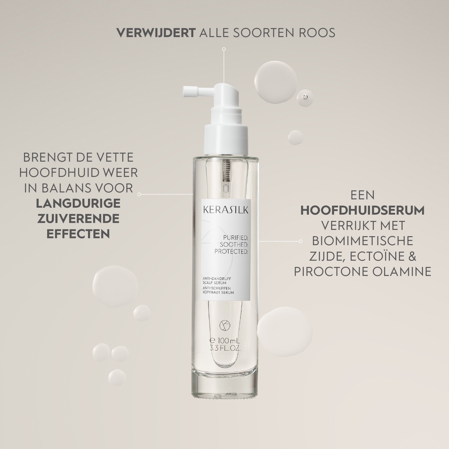 KERASILK Scalp Care Siero Cuoio Capelluto Antiforfora – 100 ml