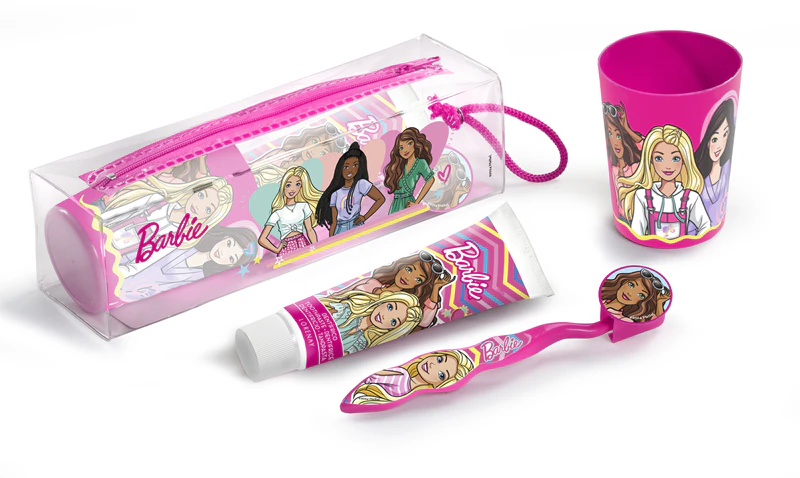 Kit de dentes da Barbie para crianças
