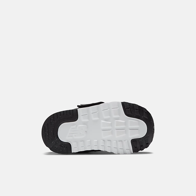 Baby 574 NEW-B Velcro and Loop - Black with Silver Metallic