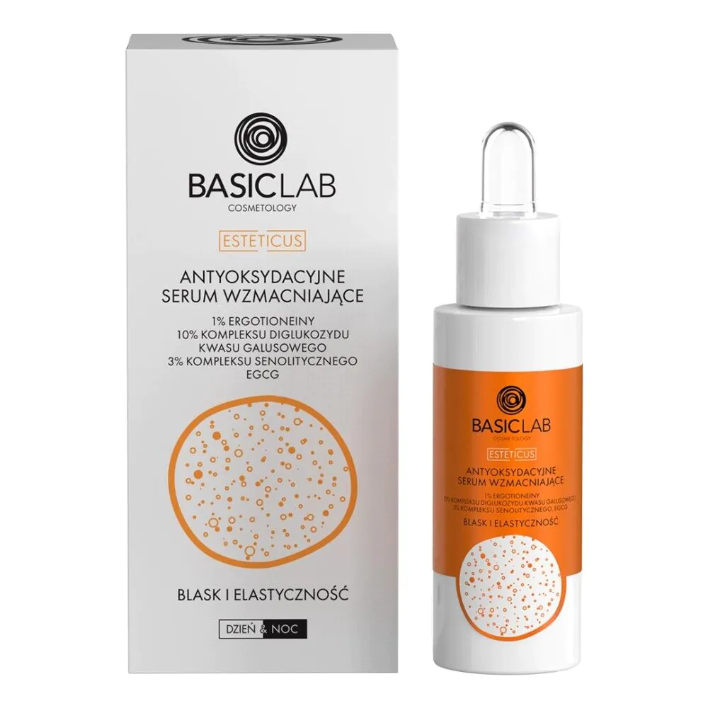 BasicLab Esteticus Antyoksydacyjne serum wzmacniające 1% ergotioneiny, 10% kompleksu
