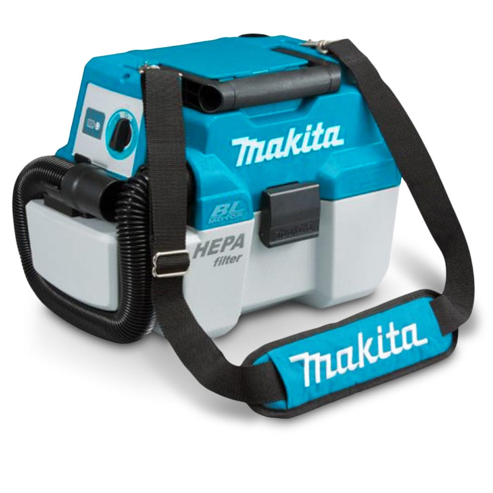 Aspirador de pó e água sem escova MAKITA 18V 7.5L Skin DVC750LZX1