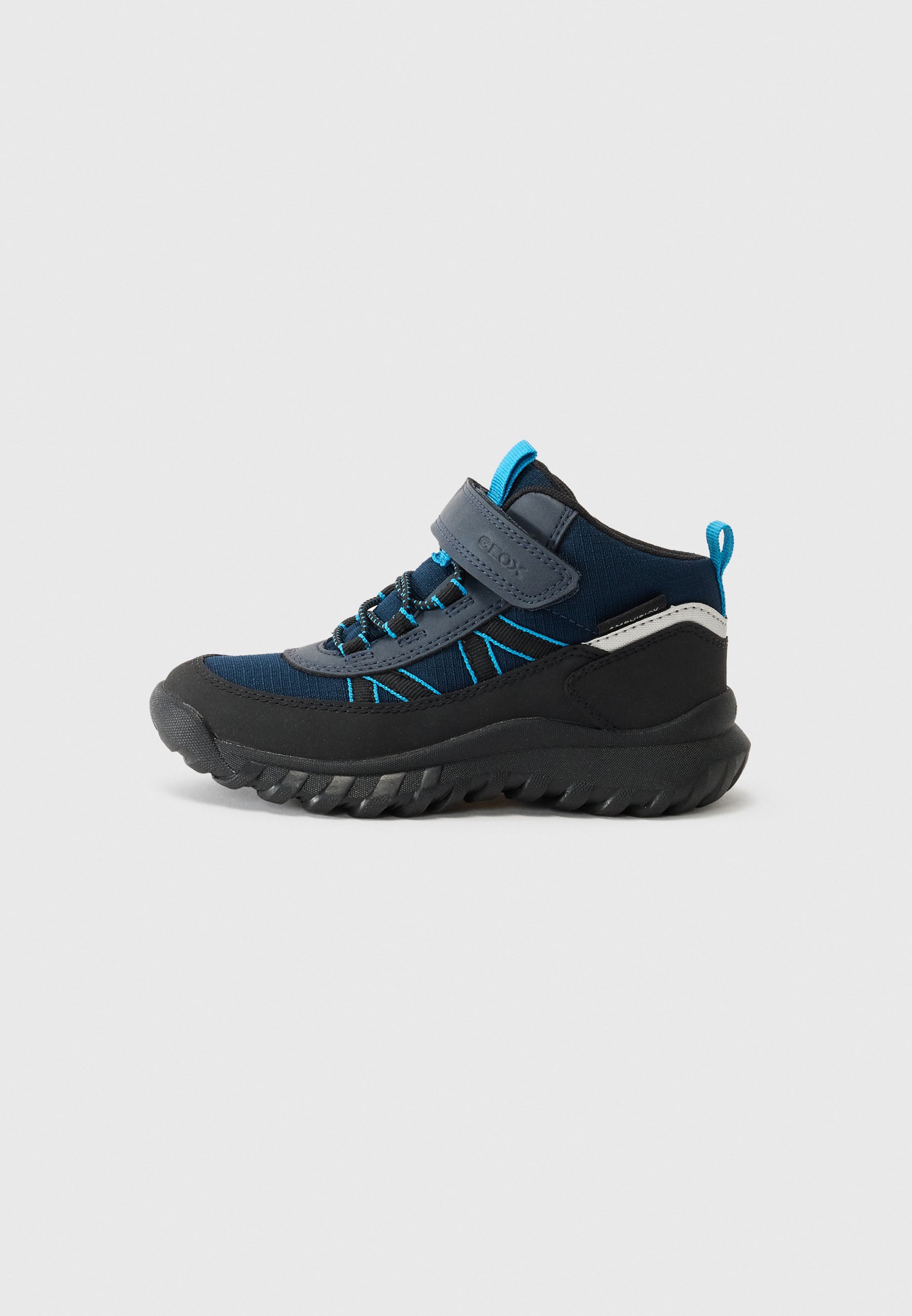 Geox SIMBYOS - Stivaletti stringati - blu navy/nero