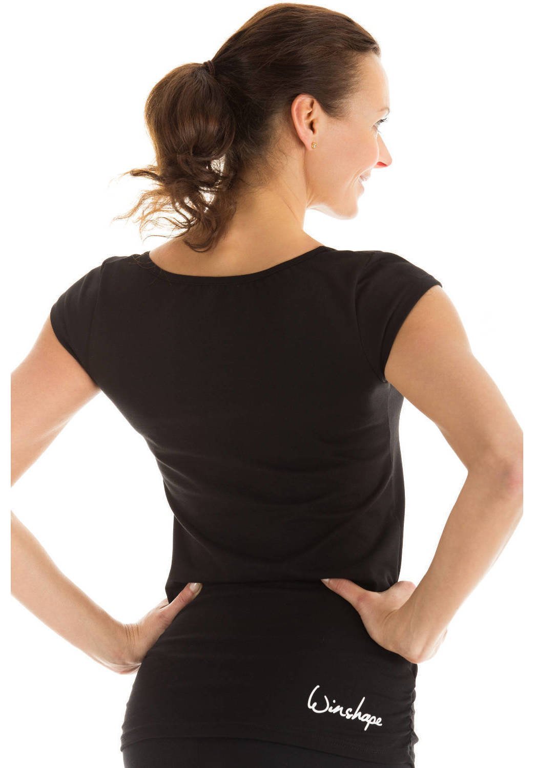 T-shirt imprimé Winshape - noir