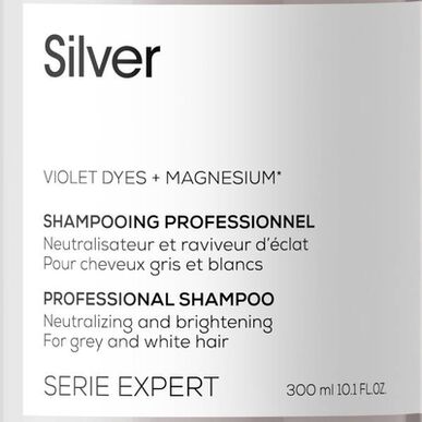 L'Oréal Professionnel Serie Expert Silver Shampooing Champô Aclarador Protetor Cor Cabelo Grisalho 300 ml 300 ml