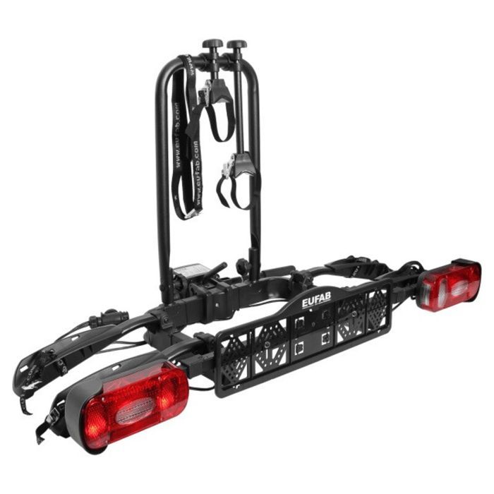 Eufab Crow Plus bike rack for 2 bikes, expandable to 3 - Eufab