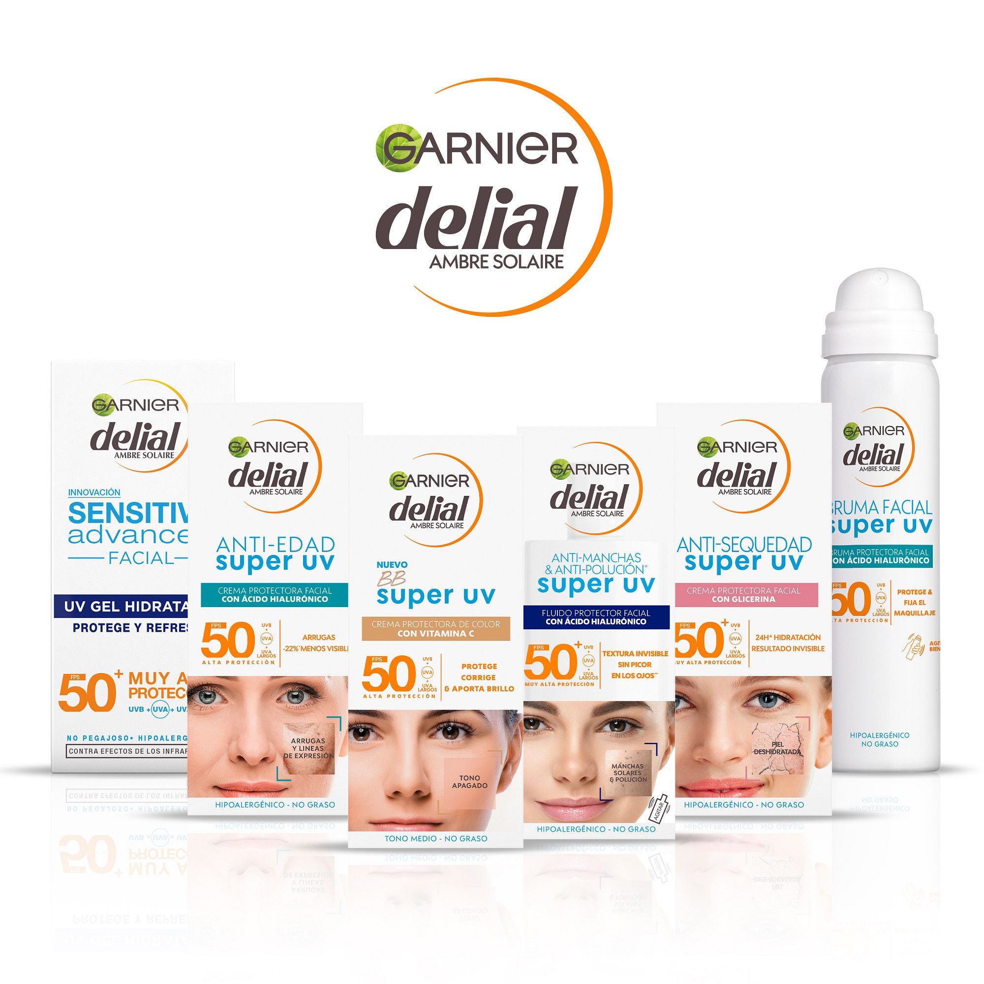 „Delial BB Sun“ su spalvota veido apsauga
