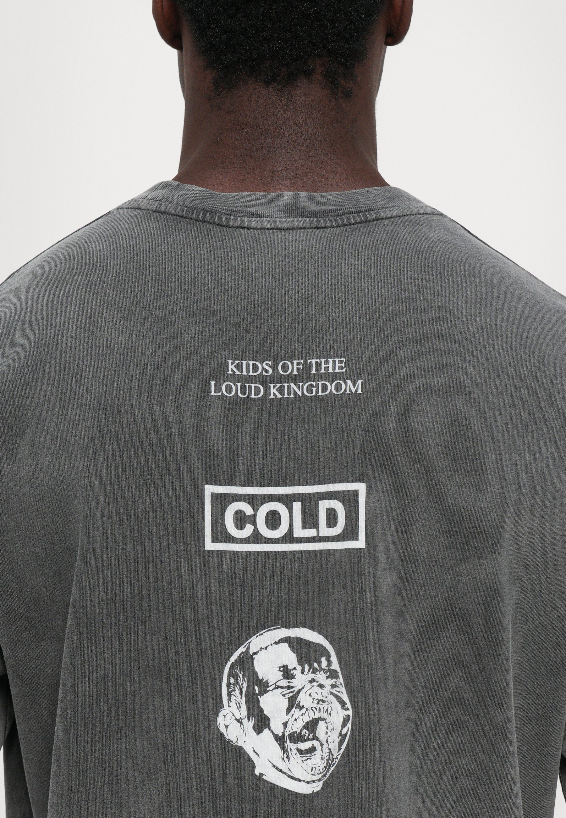Han Kjøbenhavn GRAPHIC OVERSIZED T-shirt - T-shirt met print - donkergrijs
