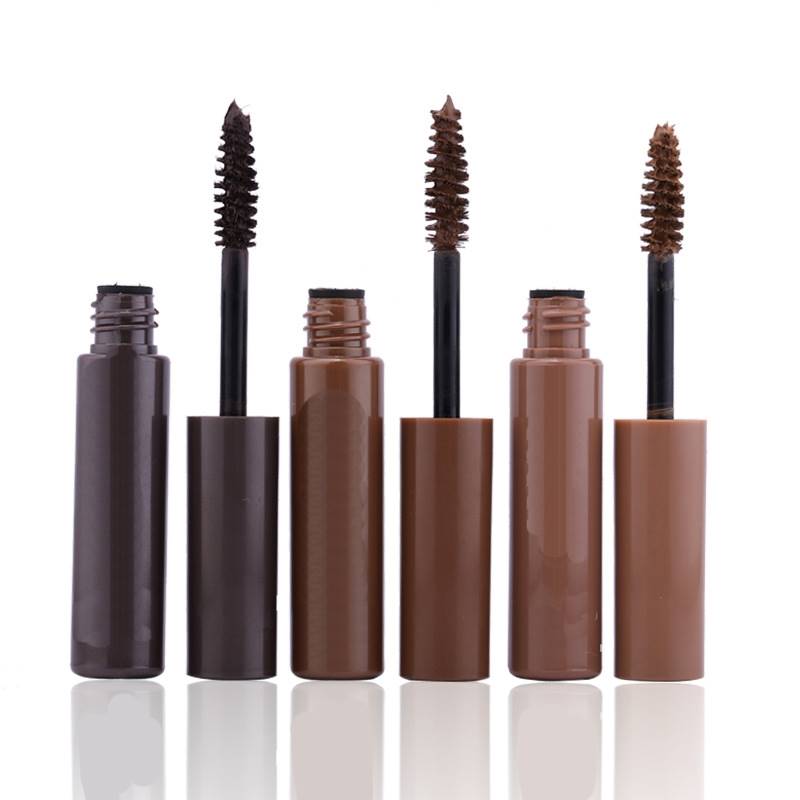 3 colori Mascara per sopracciglia a lunga durata e impermeabile Crema Ombretto per sopracciglia Trucco Bellezza Cosmetici Strumenti con Pennello Gel Colorante per Sopracciglia