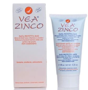 VEA Vea cinko apsauginė bazinė pasta 40 ml su vitaminu E