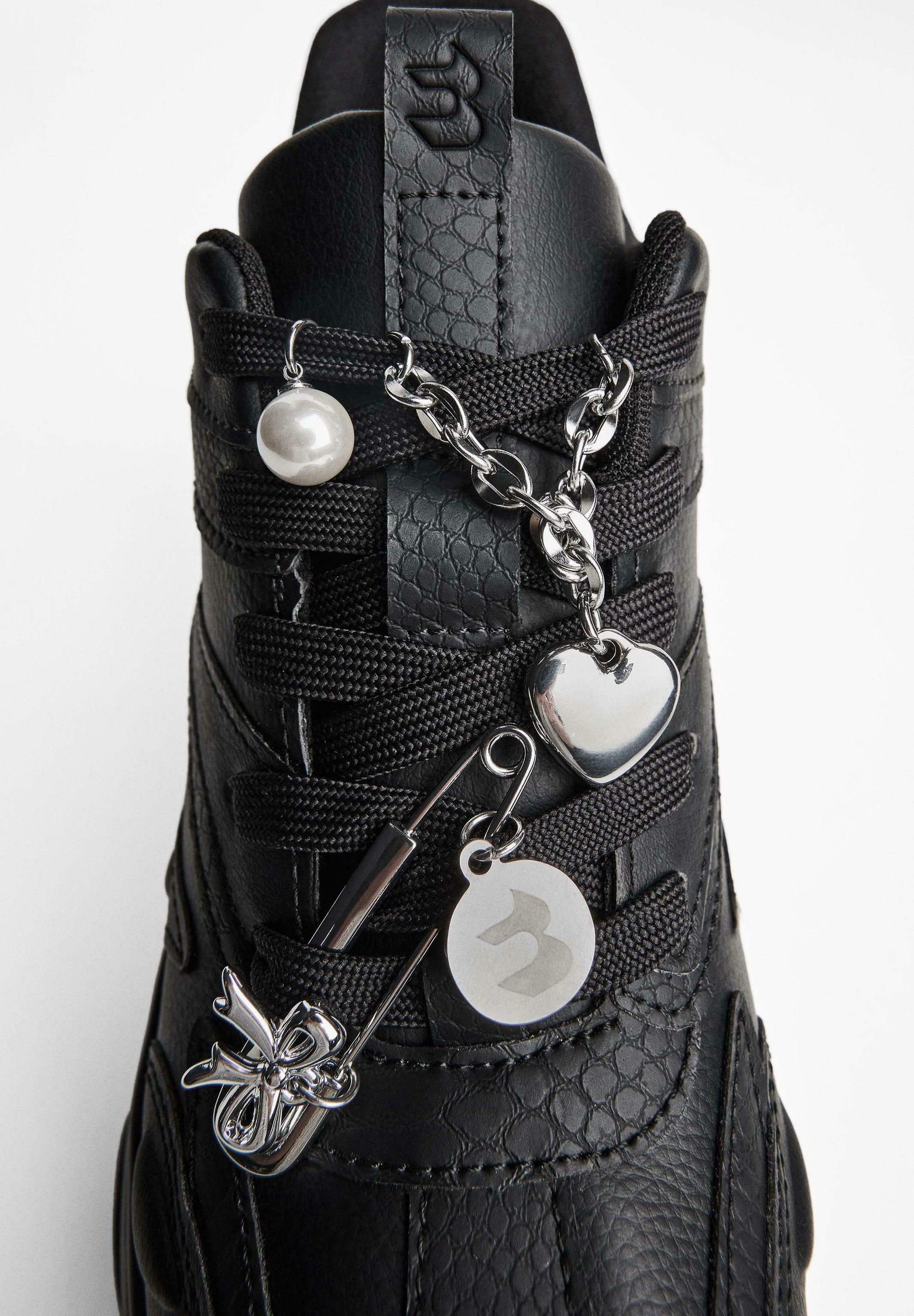 Bershka PLATFORM - Scarpe da ginnastica - nere