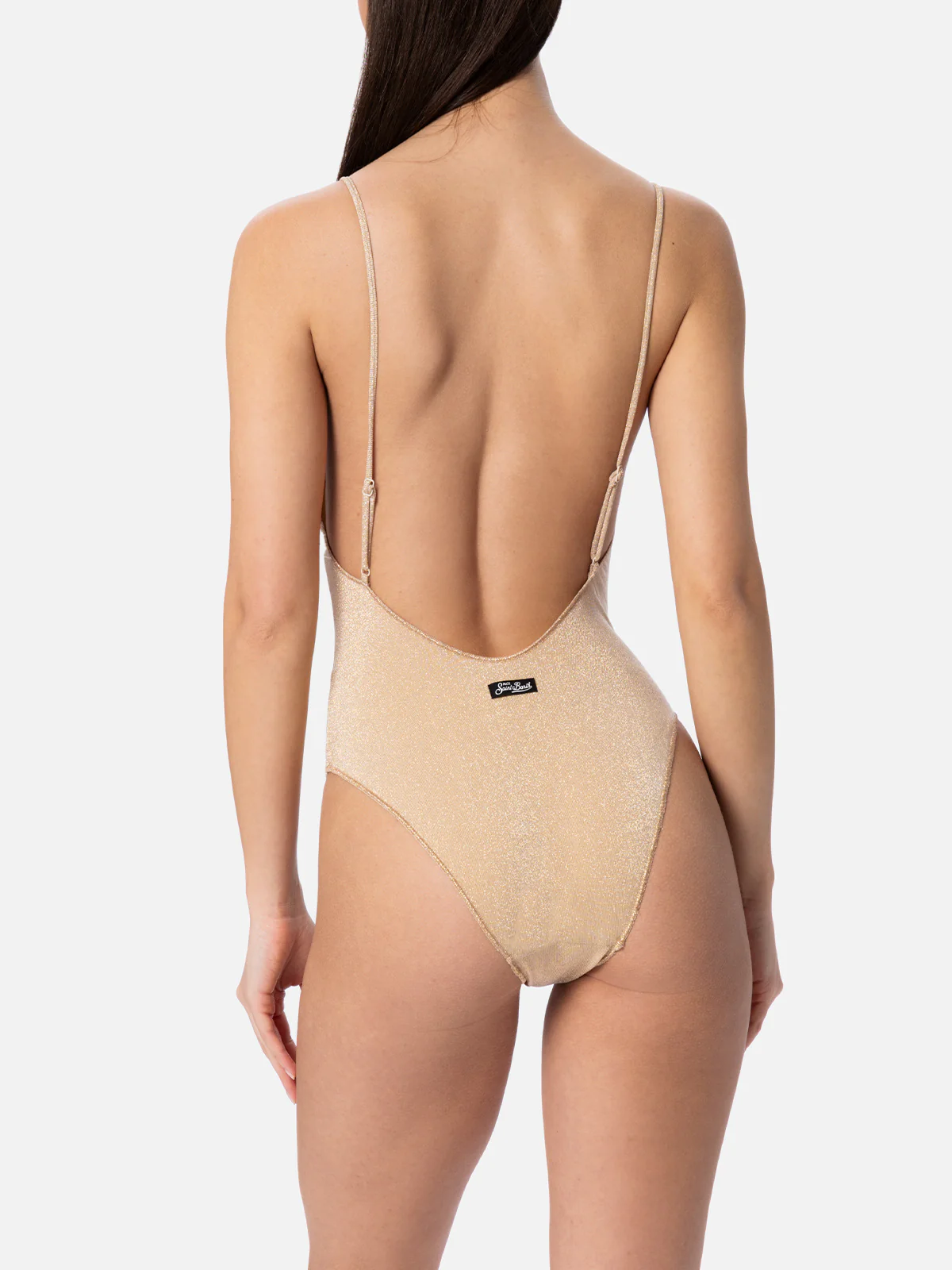Cecille damesbadpak van lurex uit één stuk
