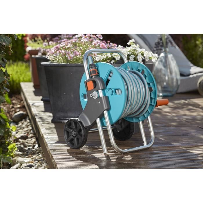 Enrollador de manguera GARDENA CleverRoll®, tamaño S - Resistente a las heladas - 5 años de garantía