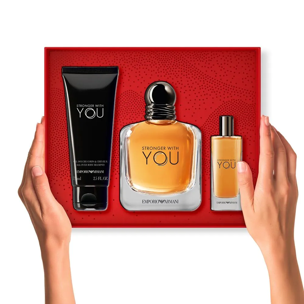 Emporio Armani Stronger With You Zestaw prezentowy dla mężczyzn z wodą toaletową