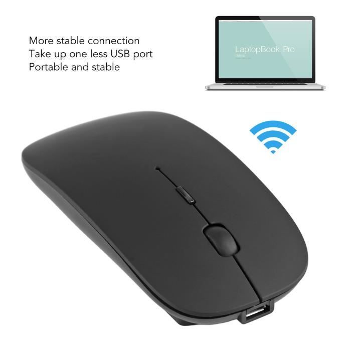 Souris d'ordinateur - TBEST - Modèle Silencieuse - Technologie 5.0 - Chargement rapide - Ergonomique