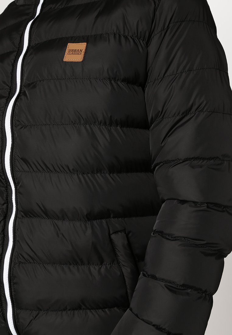 Urban Classics BASIC BUBBLE JACKET - Winterjas - zwart/wit/zwart