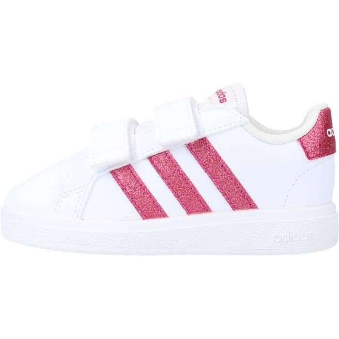 Basket Adidas 125432 Blanc - ADIDAS - Fille - Synthétique - Enfant - Lacets