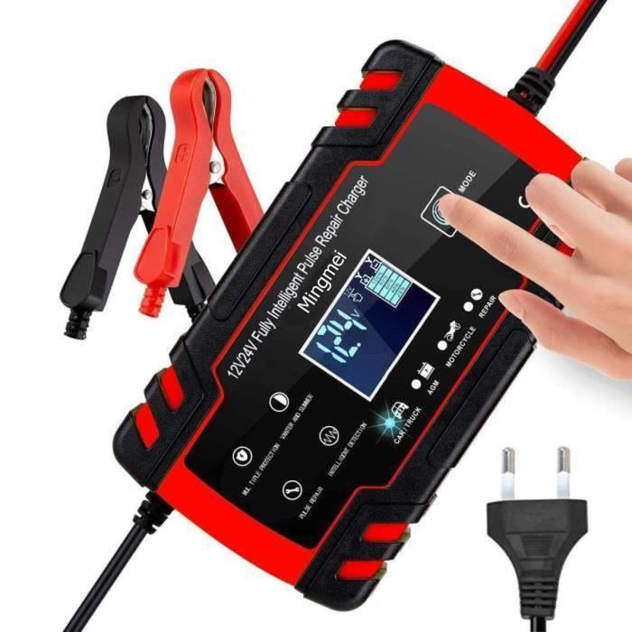 Battery Charger - MINGMEI - 8A 12V/24V - Intelligent - 3 Stages - Automatic Repair