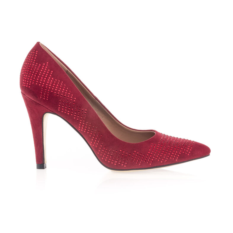 Zapatos de tacón rojos para mujer