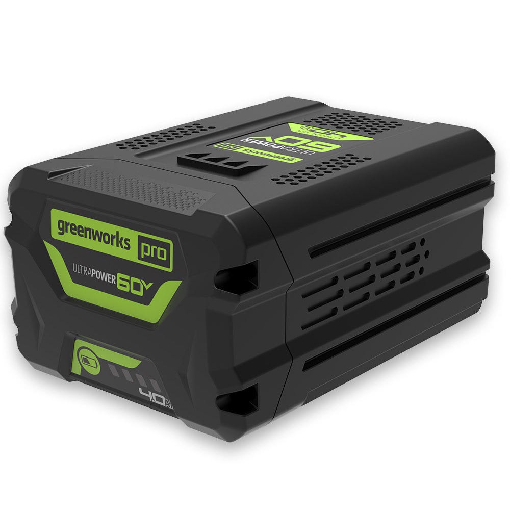 Cortador de grama autopropelido GREENWORKS 60V com 1 bateria de 4,0Ah + kit de ferramentas múltiplas TTKIT904