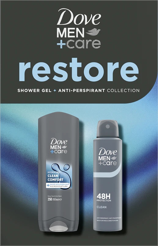 Darilni set Dove Men+Care Restore za moške