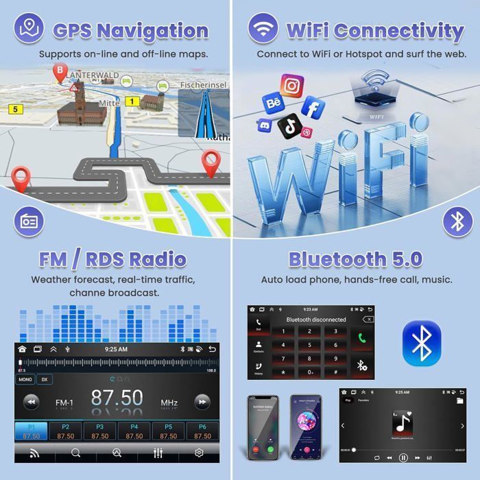 Android 15 autoradio voor VW/SEAT/SKODA - 9