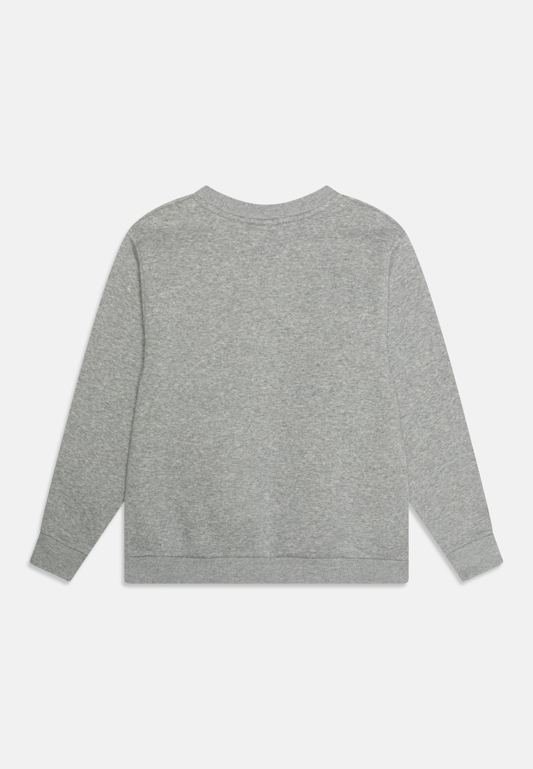 Nike Sportswear CLUB CREW - Sweatshirt - Dunkelgrau meliert/Weiß