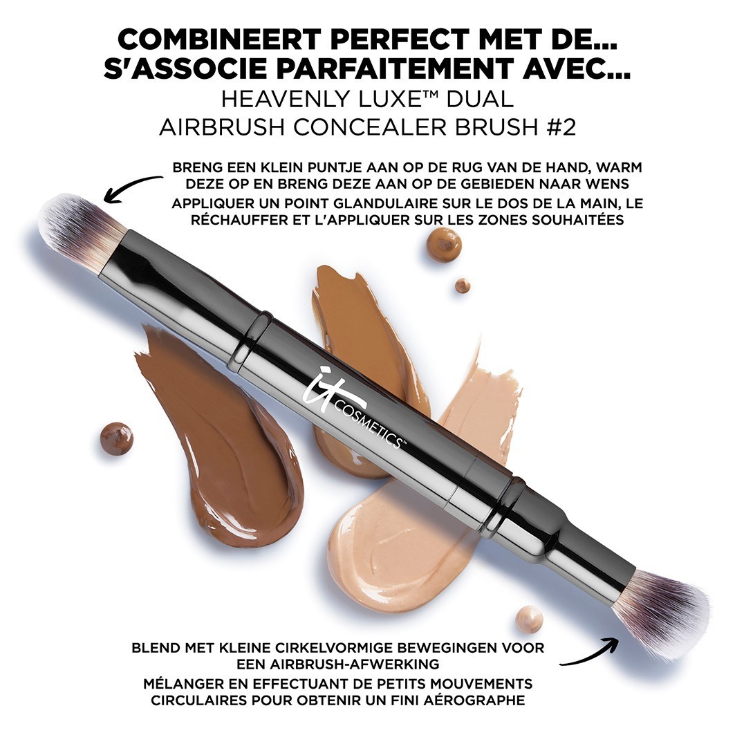 IT Cosmetics maskuoklio adatėlė HEAVENLY LUXE™ dvigubo purškimo maskuoklio adatėlė Nr. 2 -
