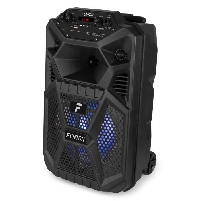 Caixa de Som Portátil - FENTON - FPC8T - 50W - Bluetooth - 8 polegadas