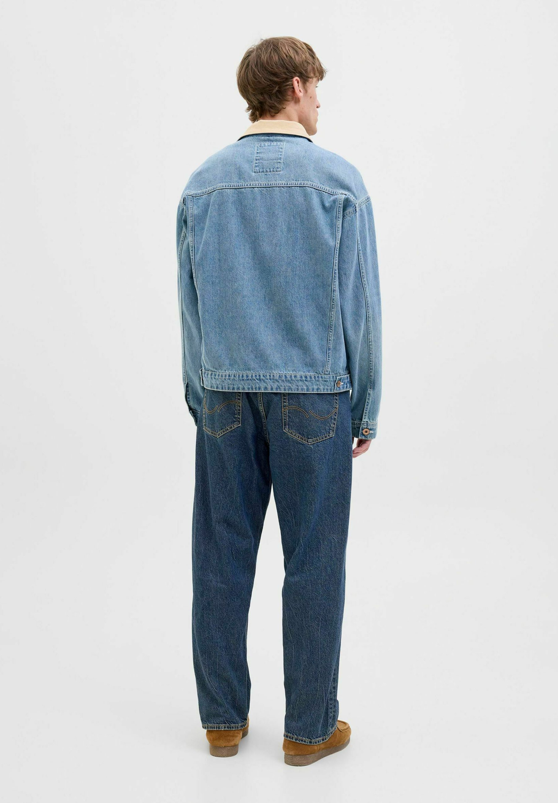 Jack & Jones JJIEDDIE - Vrećaste traperice - plavi traper