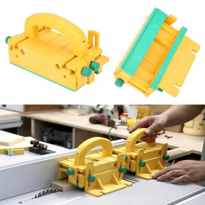 WoodWorking Safety Push Tool Handle for Table Saw with Three-Way Force - HEN