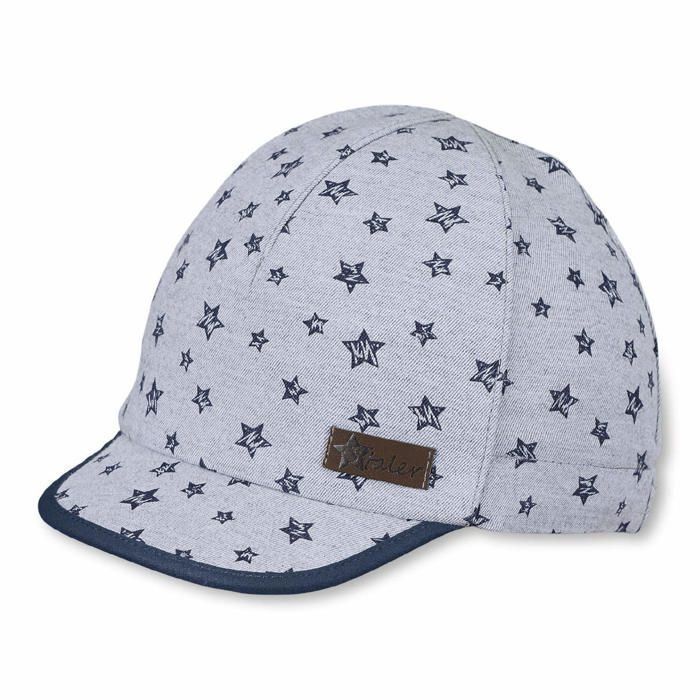 Sonnenhut - STERNTALER - 1611923-rauch-45rauchgrau - Baby Junge - Blau - Futter aus Bio-Baumwolle