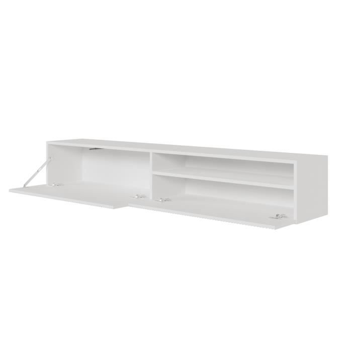 Mueble para TV con nicho - Blanco - Veldio - 175 cm