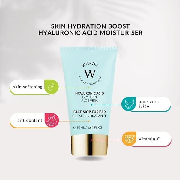 Warda Skin Hydration Boost Hyaluronic Acid -kosteusvoide 50 ml