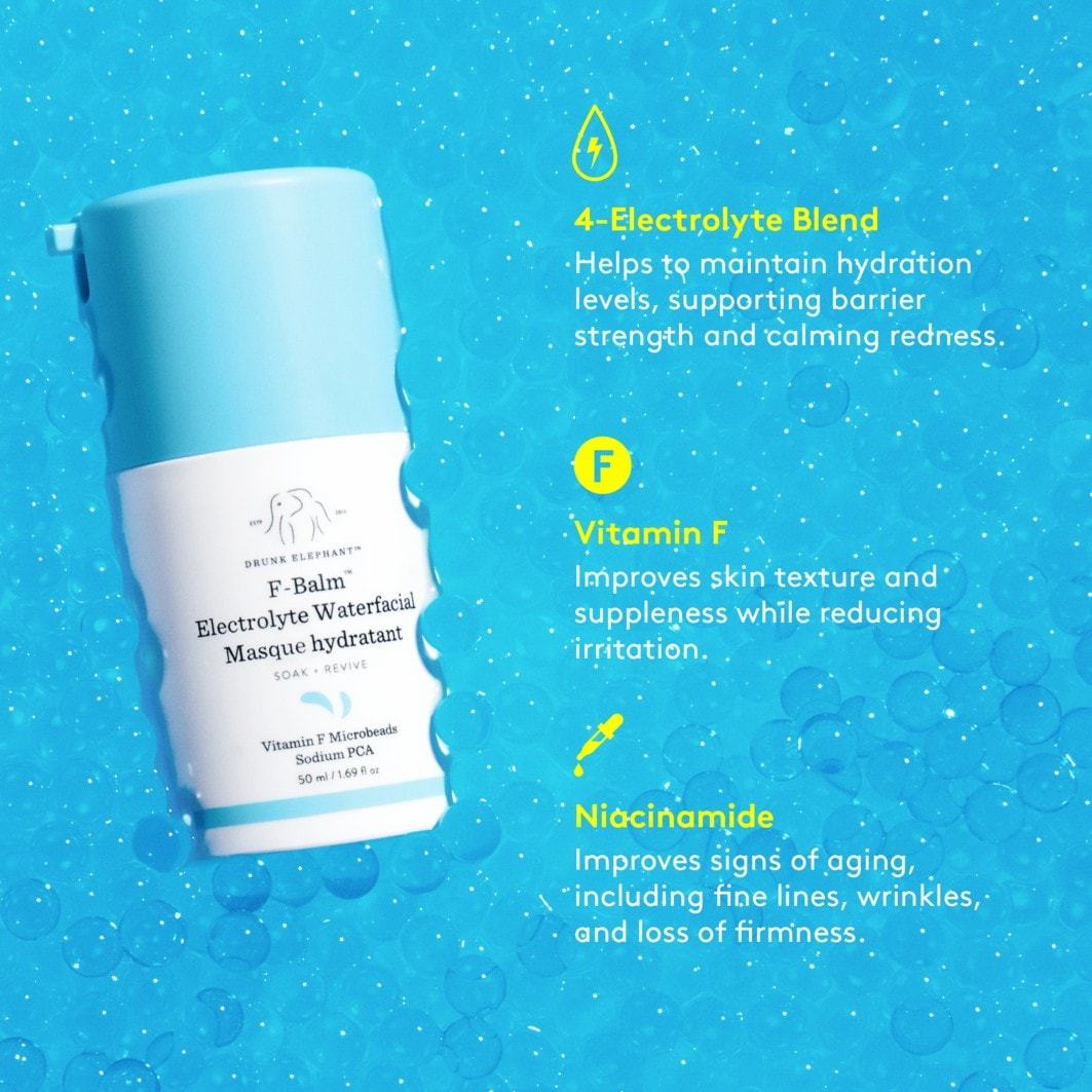 Hydratačná maska Drunk Elephant F-Balm™ Electrolyte Facial Treatment - 15 ml