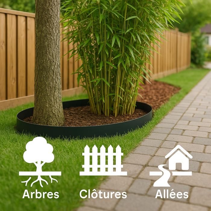 Bamboo rhizome barrier 5m x 60cm, root stop - 800g/m