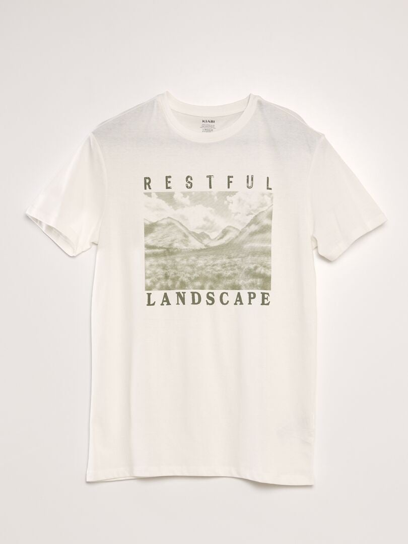 Camiseta estampada - BRANCA