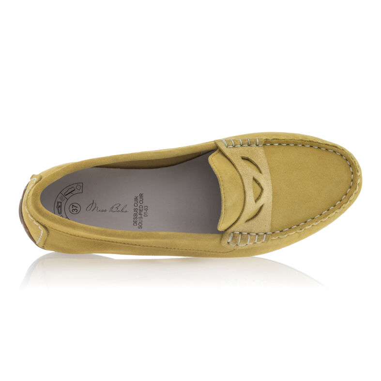 Damgula loafers/båtskor