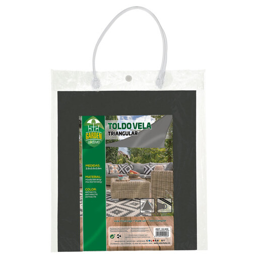 Toldo Vela De Sombreo Triangular Aktive Garden