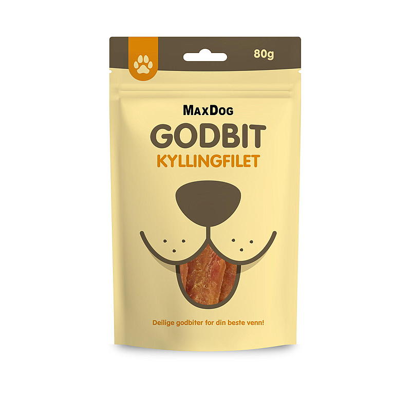Snack per cani MaxDog 80 g, filetto di pollo, MaxDog