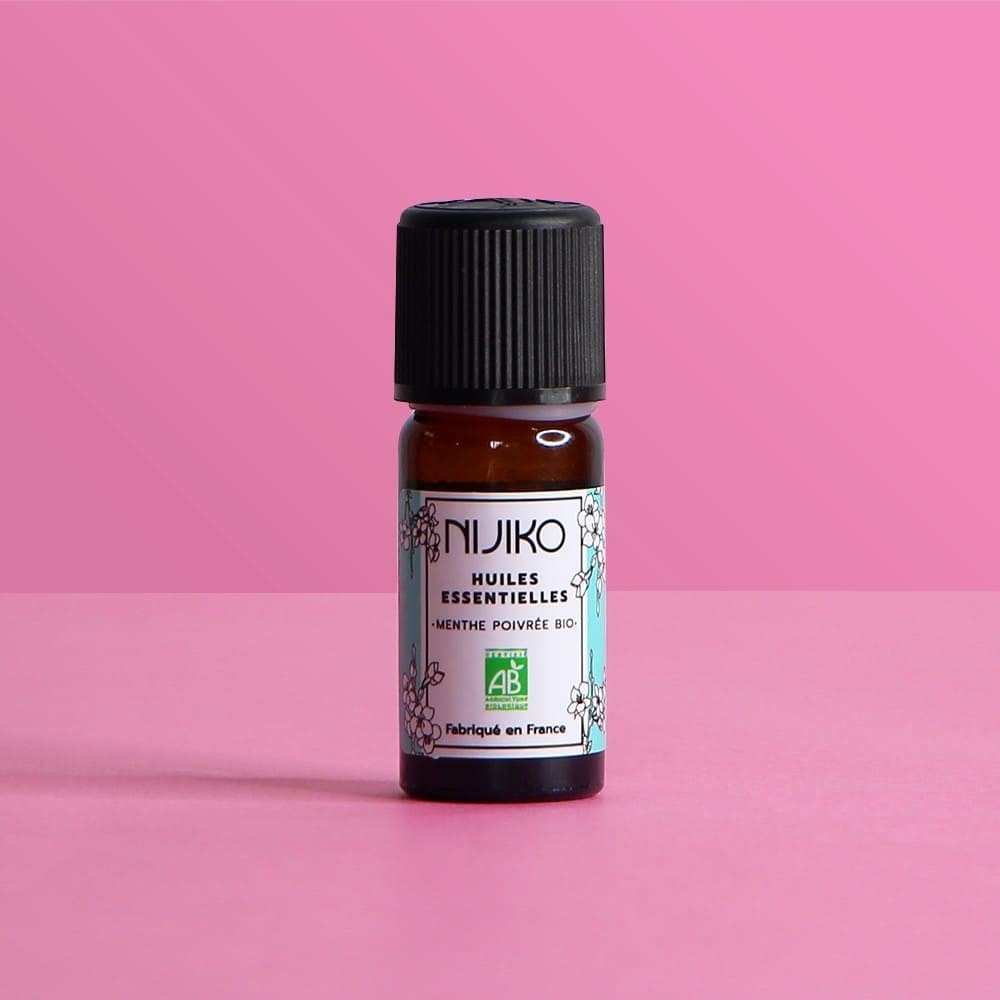 NIJIKO Huile Essentielle de Menthe Poivrée Bio