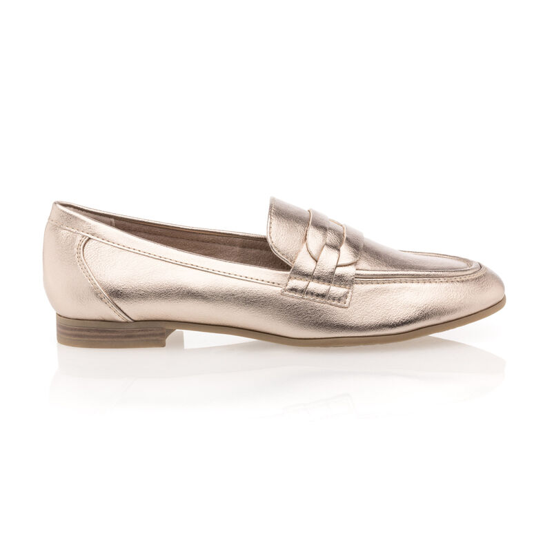 Mocasines/zapatos náuticos amarillos para mujer