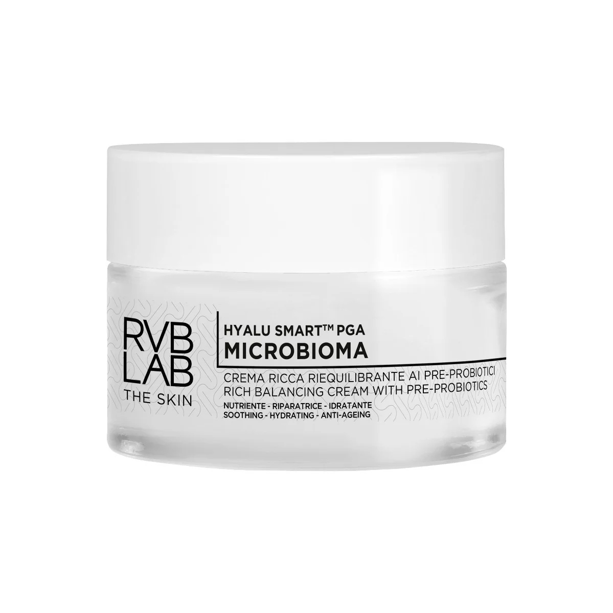 RVB LAB Crème voor het herstellen van de microbioombalans met prebiotica 50 ml Voedend - Regenererend - Hydraterend
