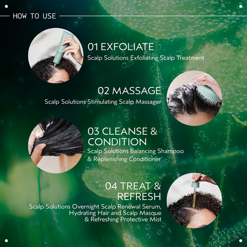 Acessórios para massagem no couro cabeludo Aveda Scalp Solutions
