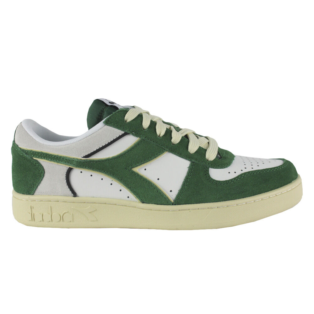Zapatillas Diadora Magic Basket Niski Zamsz Skóra 501.178565 01 C1912 Amazon/biały