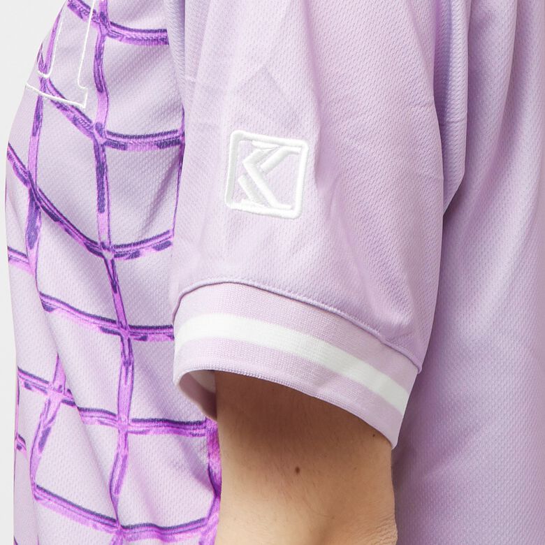 Honkbalshirt met varsity-strepen