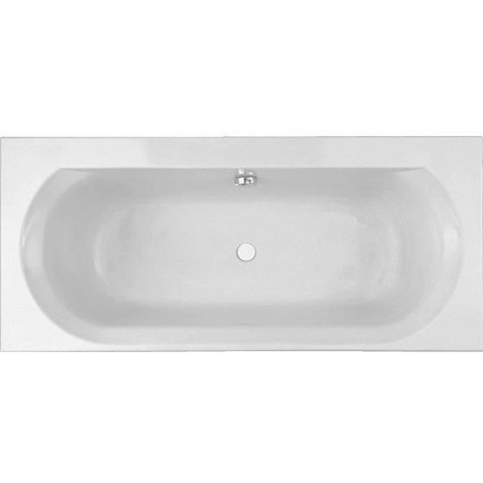 Bañera rectangular - JACOB DELAFON - Elise 180x80 cm - Acrílico - 10 años de garantía