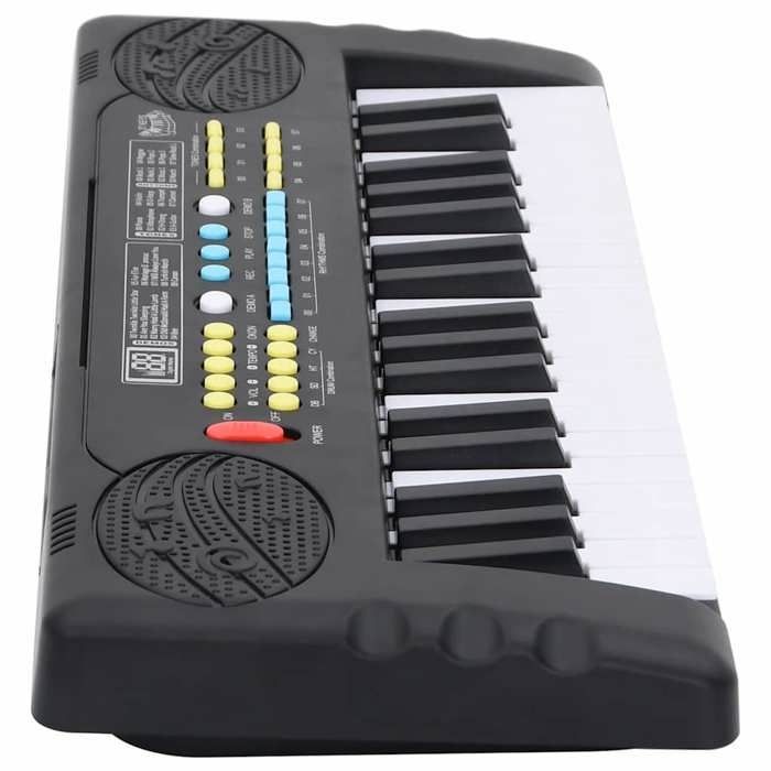 [80361] Teclado de piano eléctrico de 37 teclas y micrófono para niños, Peso: 0,92 kg