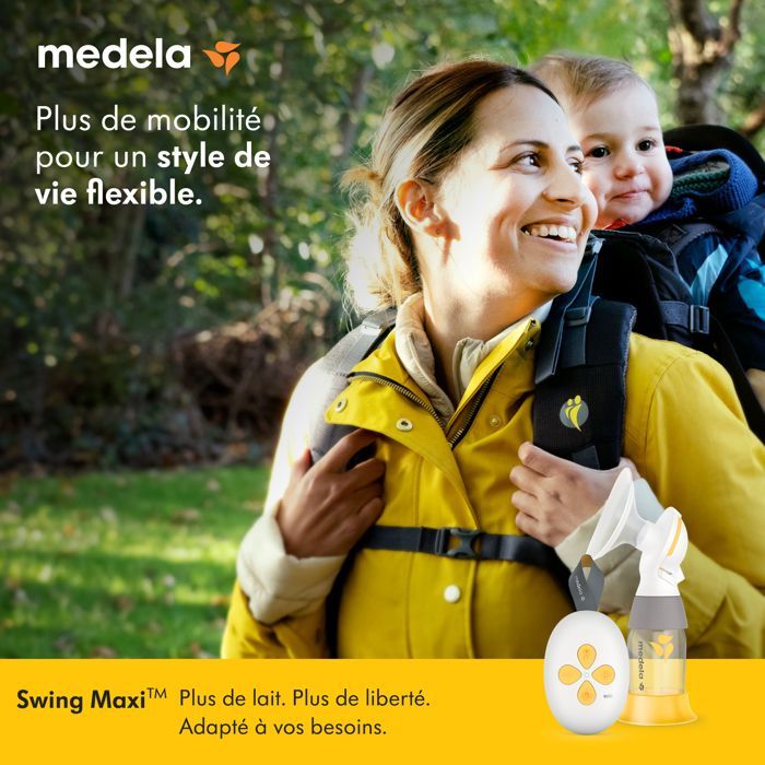 MEDELA - Swing Maxi RD Double Electric Breast Pump 21 mm / 24 mm - Fast Pumping