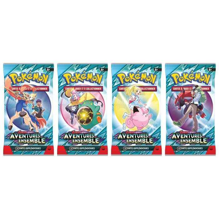 Display Pokémon - POKÉMON - EV09 - Boîte de 36 Boosters - Écarlate et Violet - Aventures Ensemble
