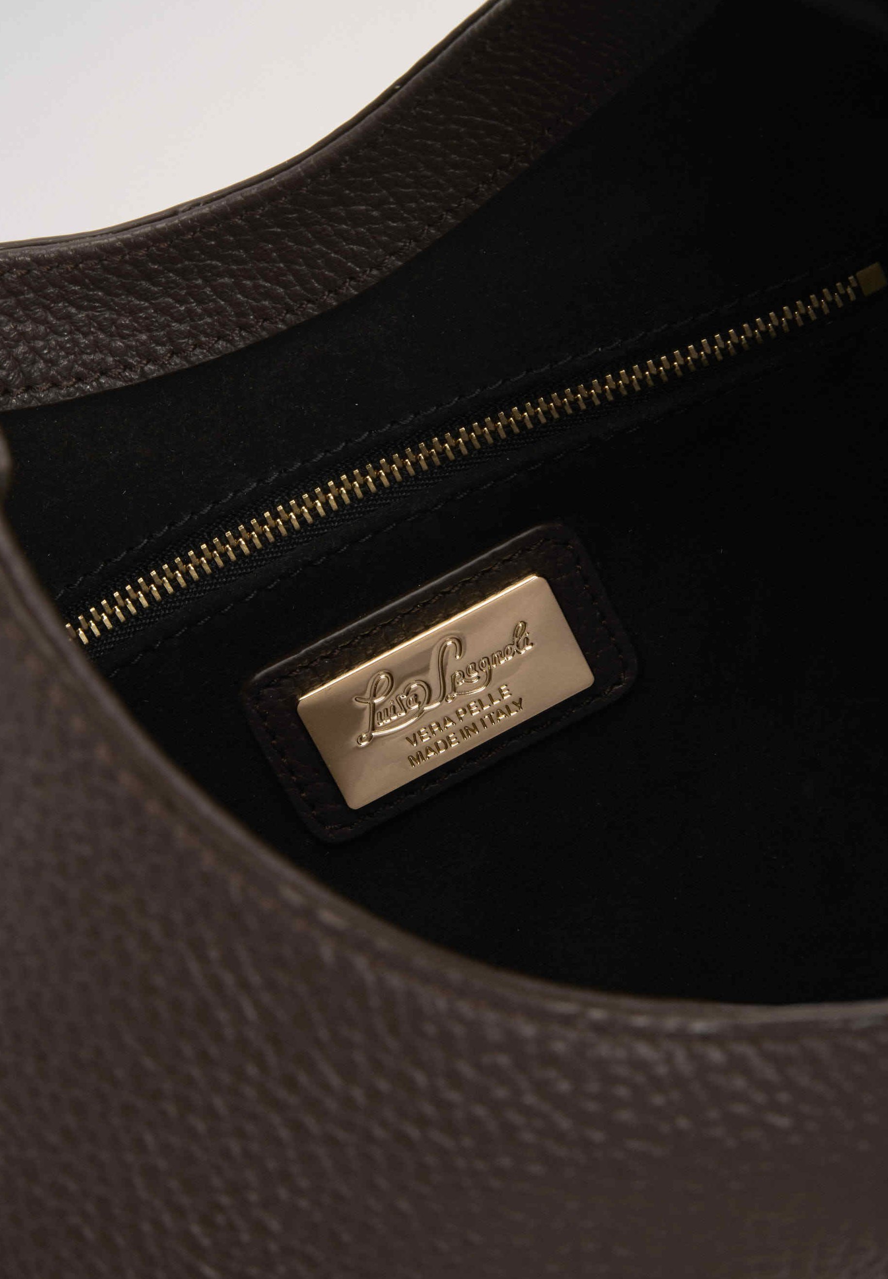 Luisa Spagnoli IMELE - Handtas - marron glace/oro